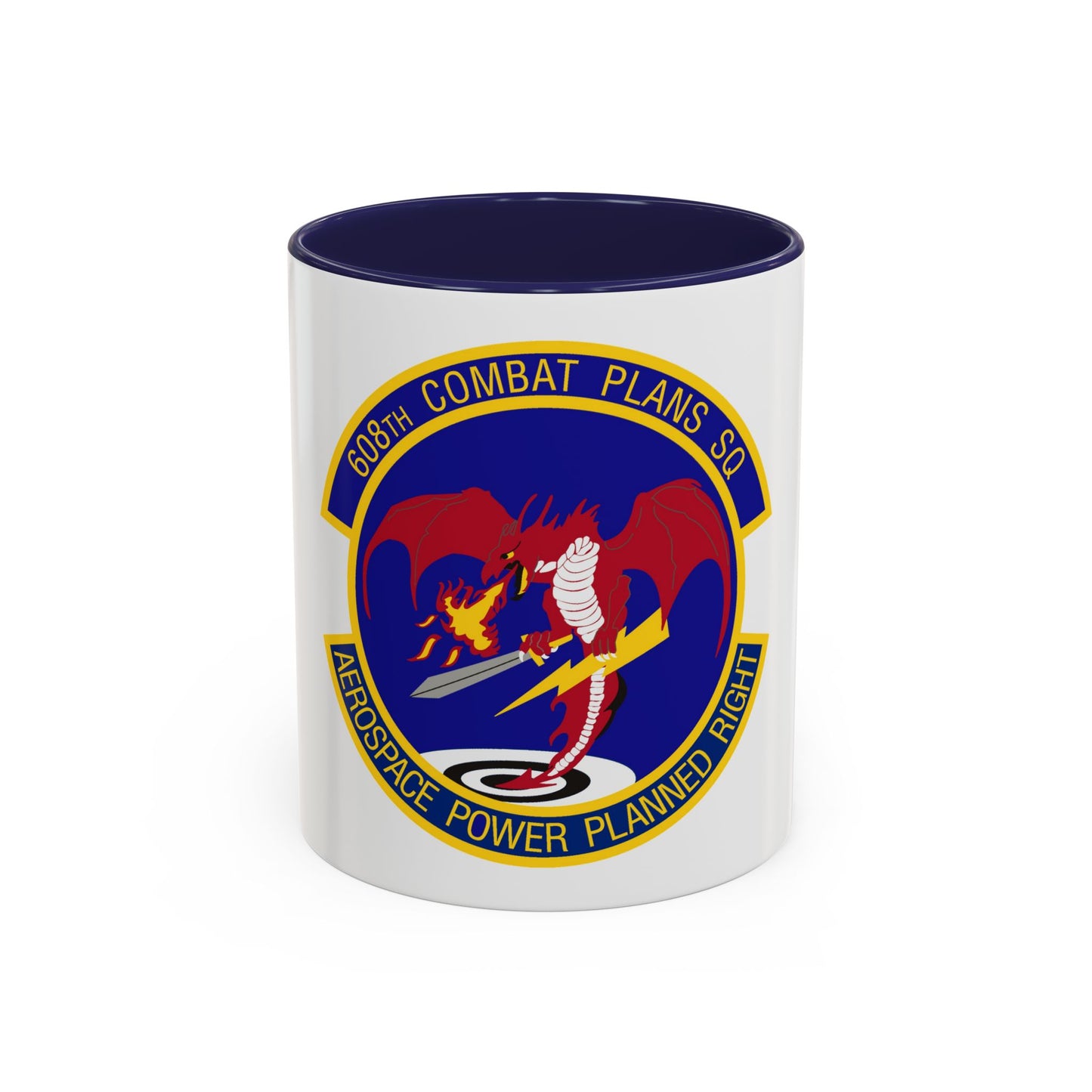 608th Combat Plans Squadron (U.S. Air Force) Accent Coffee Mug