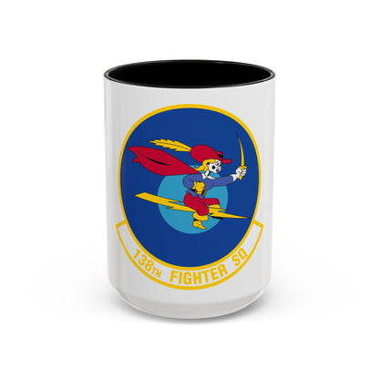 138 Fighter Squadron (U.S. Air Force) Accent Coffee Mug