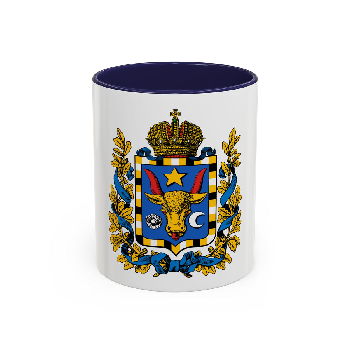 Coat of arms of Bessarabia Governorate 1878 - Accent Coffee Mug