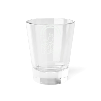 Escudo institucional de la Junta de Andalucía (Spain) (Coat of Arms) Shot Glass 1.5oz
