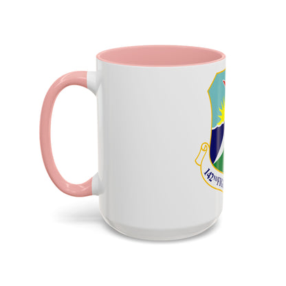142nd Fighter Wing (U.S. Air Force) Accent Coffee Mug