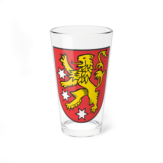 DEU Aach Hegau COA (Germany) (Coat of Arms) Pint Glass 16oz