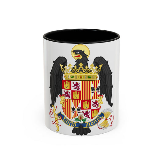 Coat of Arms of Queen Isabella of Castile (1492-1504) - Accent Coffee Mug