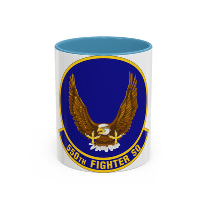 550 Fighter Squadron AETC (U.S. Air Force) Accent Coffee Mug