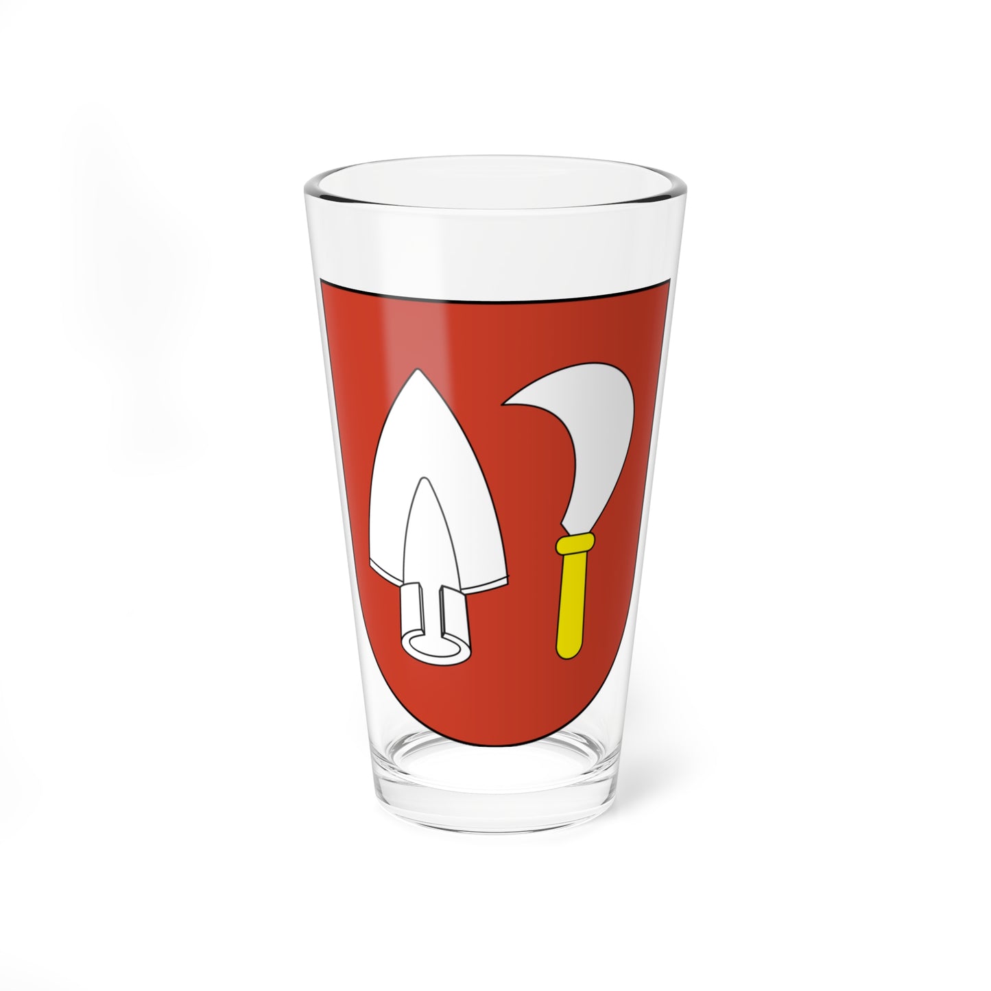 Unterengstringen-blazon (Switzerland) (Coat of Arms) Pint Glass 16oz