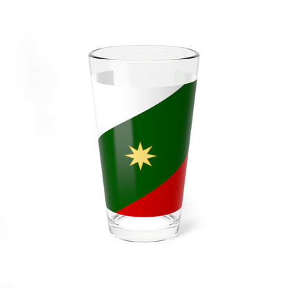 Bandera de las Tres Garantías (Mexico) Pint Glass 16oz
