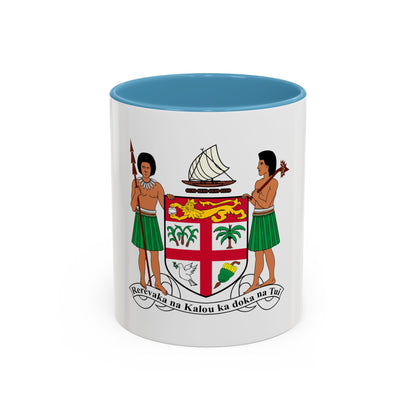 Coat of arms of Fiji - Accent Coffee Mug