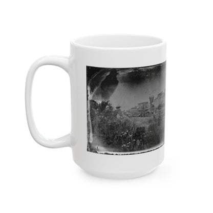 Virginia. Locomotive On The Orange & Alexandria Railroad (U.S. Civil War) White Coffee Mug