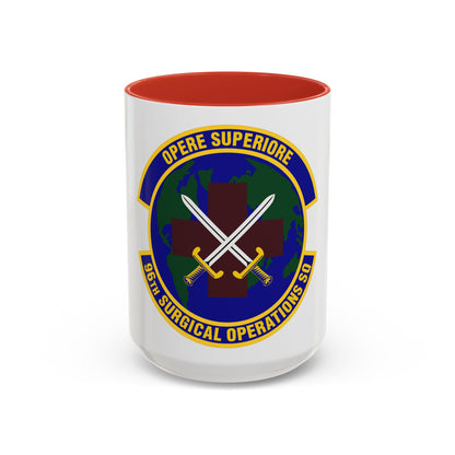 96th Surgical Operations Squadron (U.S. Air Force) Accent Coffee Mug