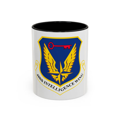 480th Intelligence Wing (U.S. Air Force) Accent Coffee Mug