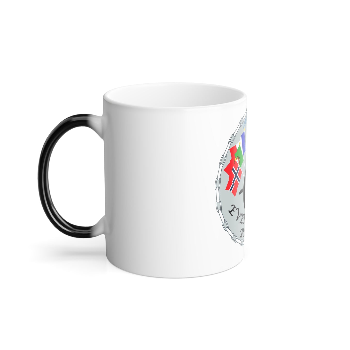 USS Springfield Everybody Rows (U.S. Navy) Color Changing Mug 11oz