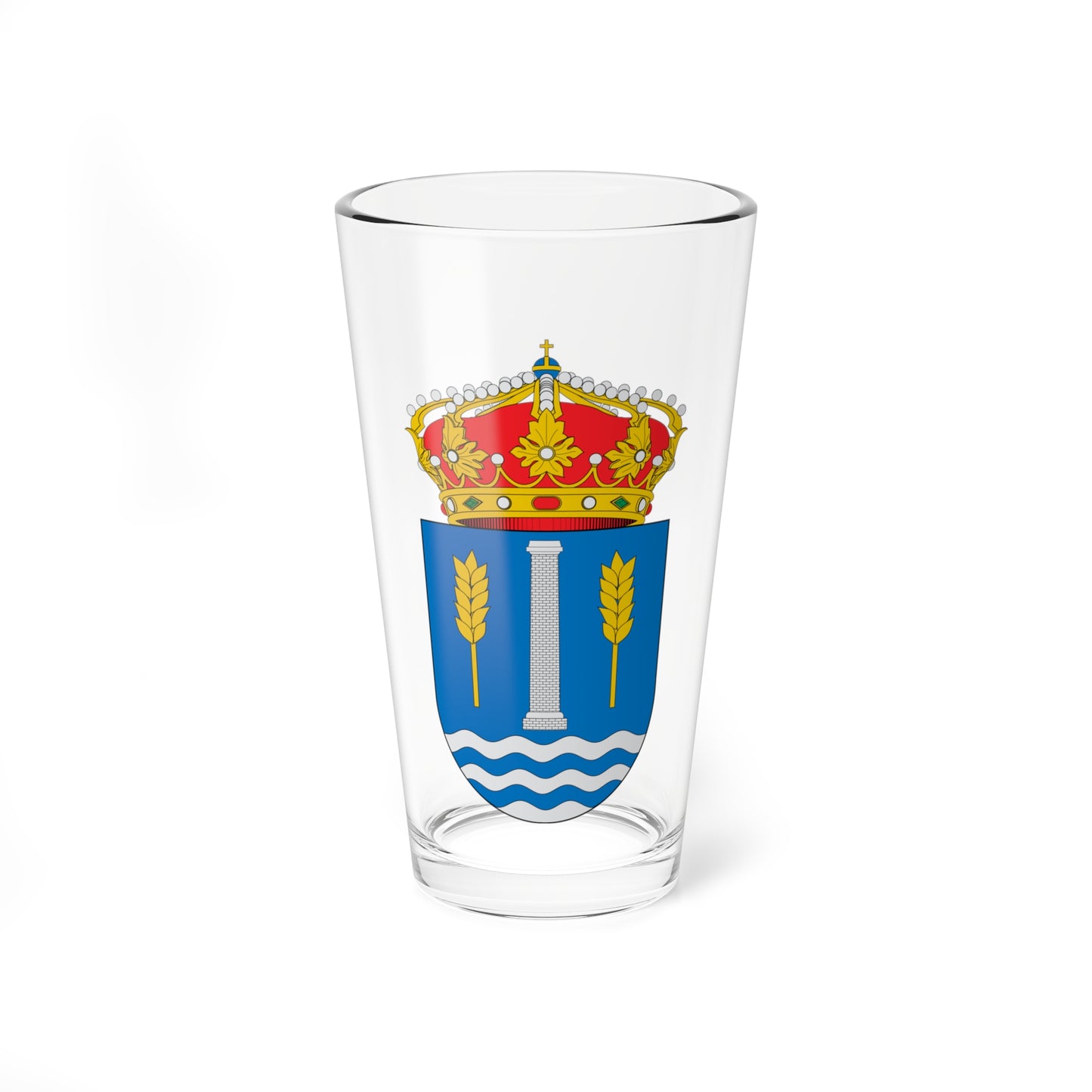 Escudo Azuqueca de Henares (Spain) (Coat of Arms) Pint Glass 16oz
