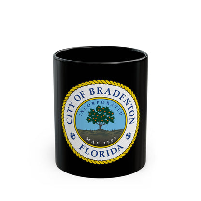 Seal of Bradenton Florida - Black Coffee Mug