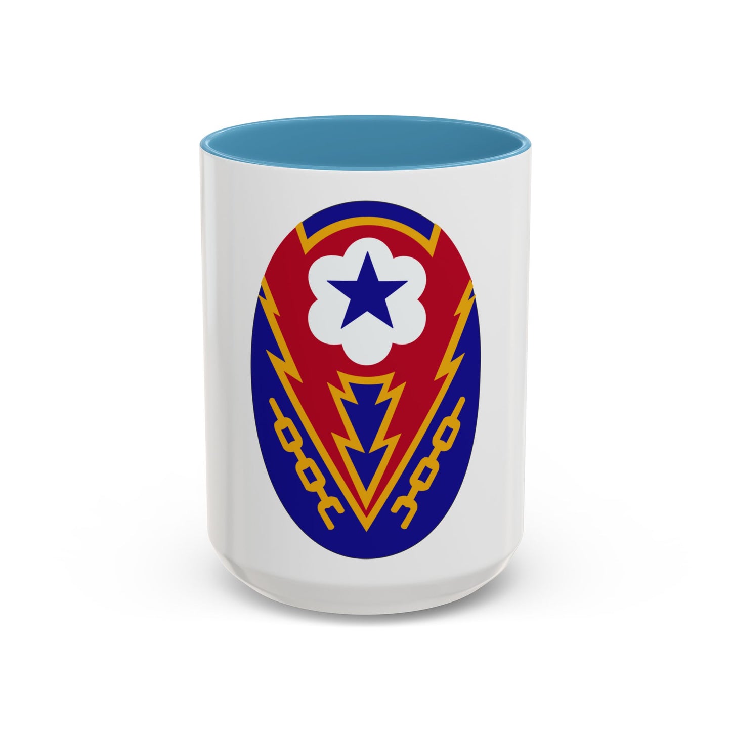 Communications Zone Personnel Europe (U.S. Army) Accent Coffee Mug