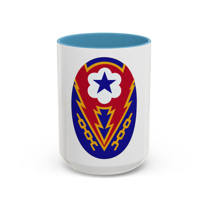 Communications Zone Personnel Europe (U.S. Army) Accent Coffee Mug