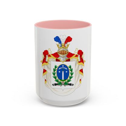 Ornamented Coat of Arms of Chile (1819-1834) Cerro Castillo Version - Accent Coffee Mug