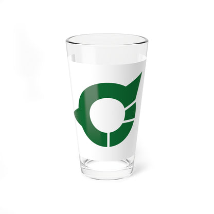 Flag of Tabuse Yamaguchi (Japan) Pint Glass 16oz