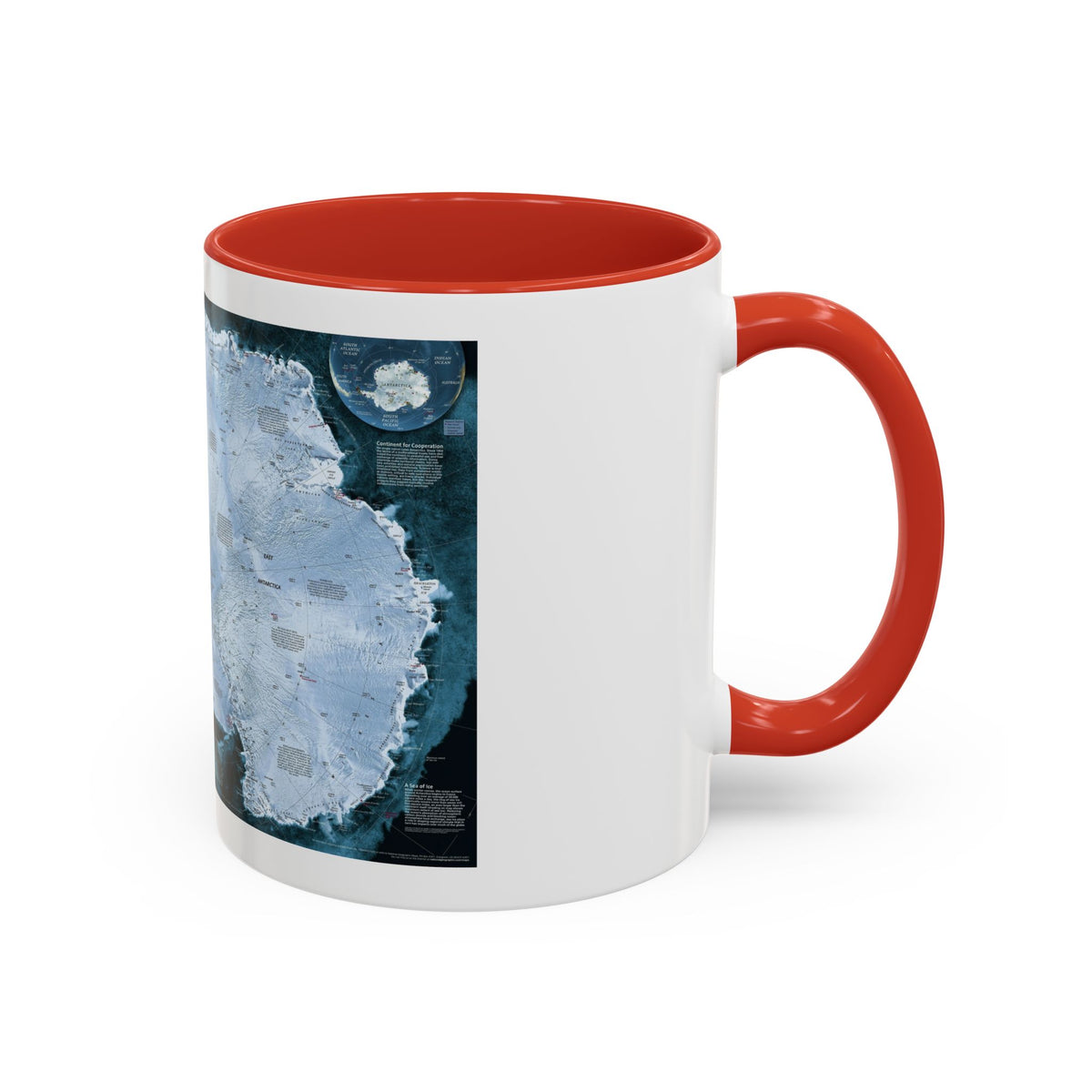 Antarctica (2002) (Map) Accent Coffee Mug