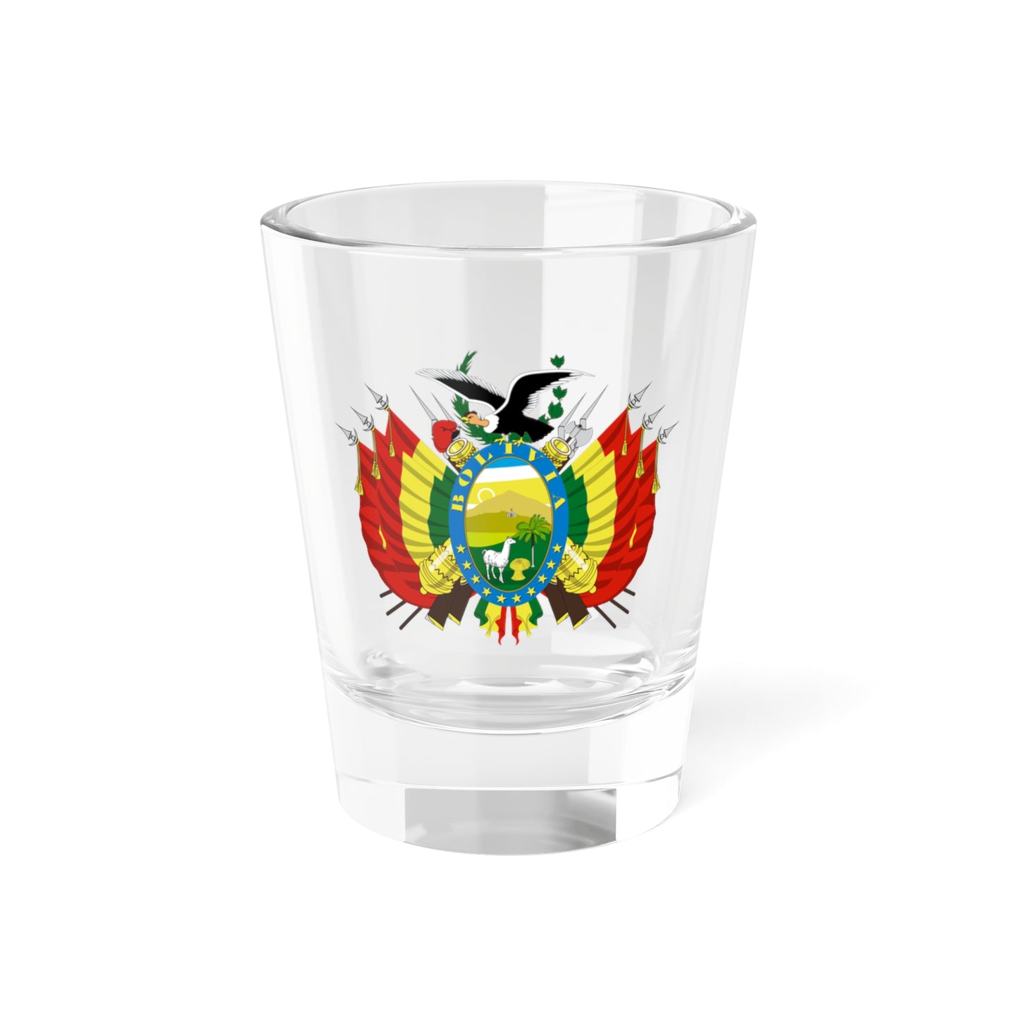 Coat of arms of Bolivia - Shot Glass 1.5oz