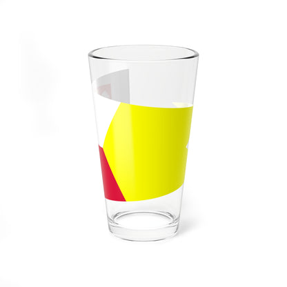 POL dowodca obrony wybrzeza rank flag (Poland) Pint Glass 16oz