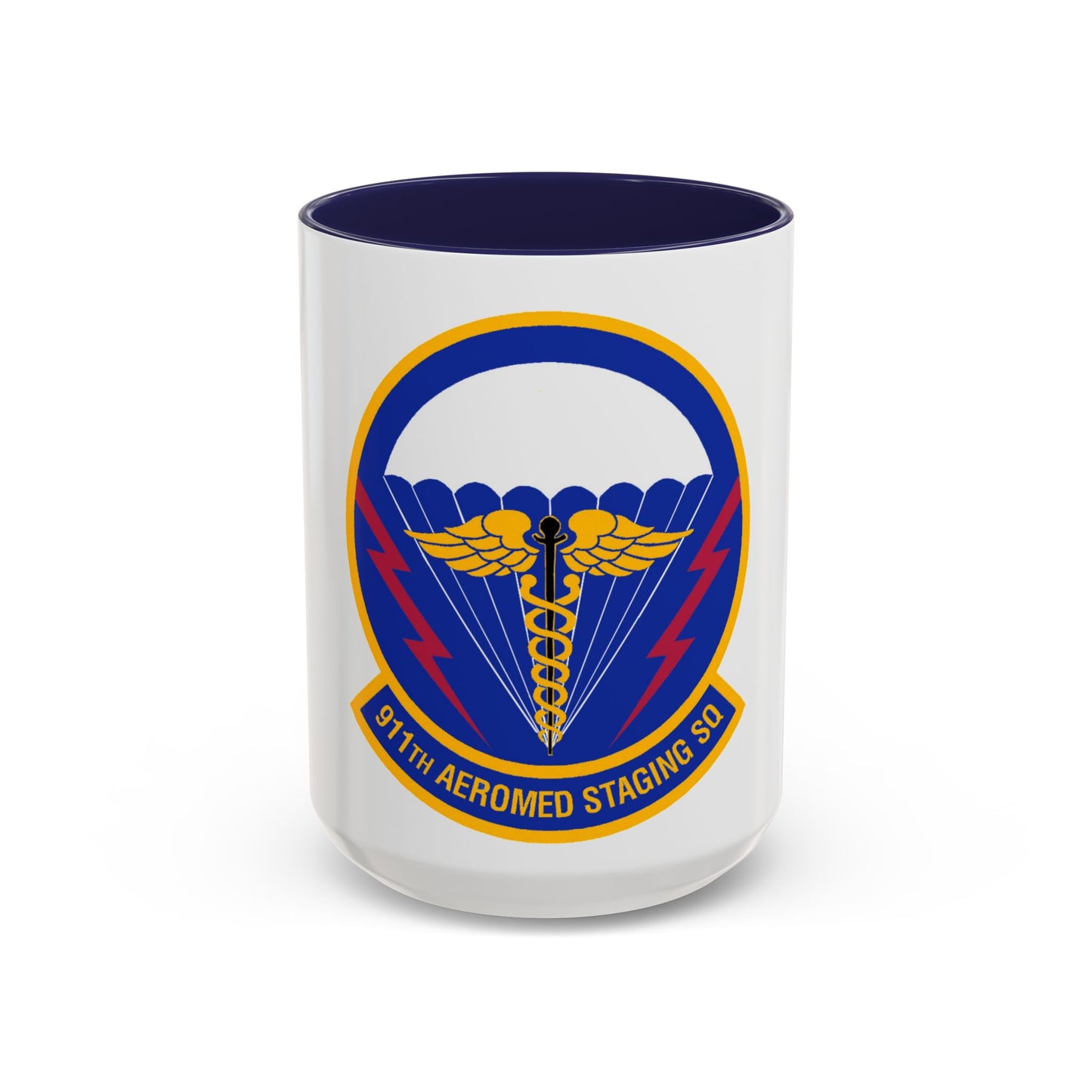 911 Aeromedical Staging Squadron AFRC (U.S. Air Force) Accent Coffee Mug