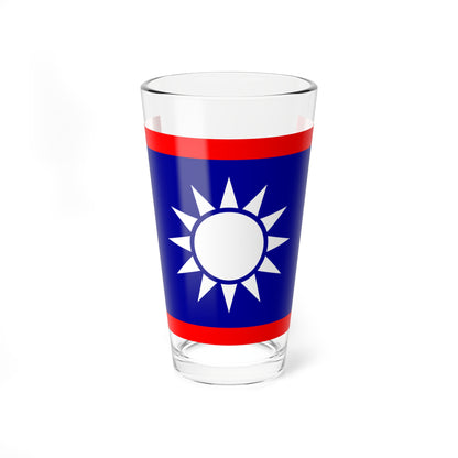 ROCN Rear Admirals Flag 1929 (China) Pint Glass 16oz