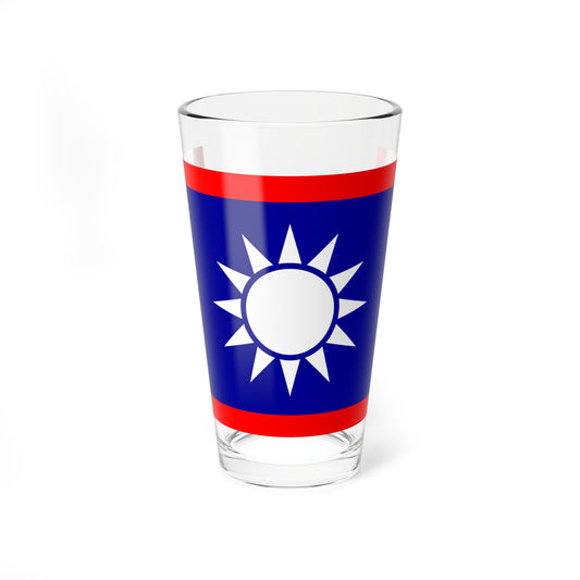 ROCN Rear Admirals Flag 1929 (China) Pint Glass 16oz