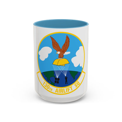 130 Airlift Squadron (U.S. Air Force) Accent Coffee Mug