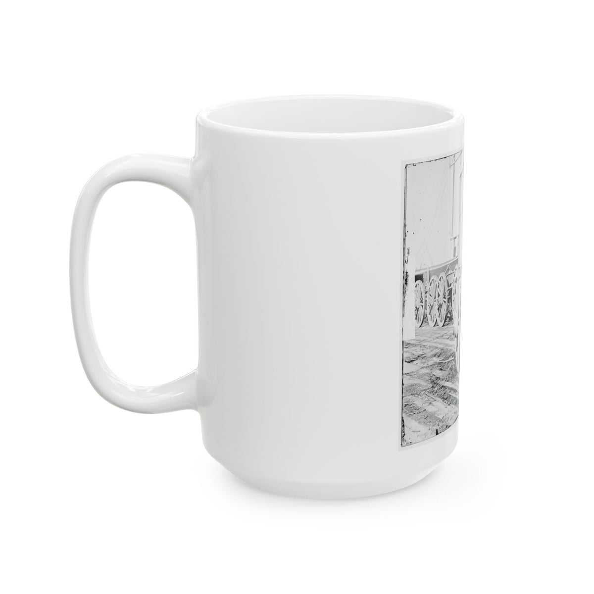 Unknown Location. Parrott Gun (U.S. Civil War) White Coffee Mug
