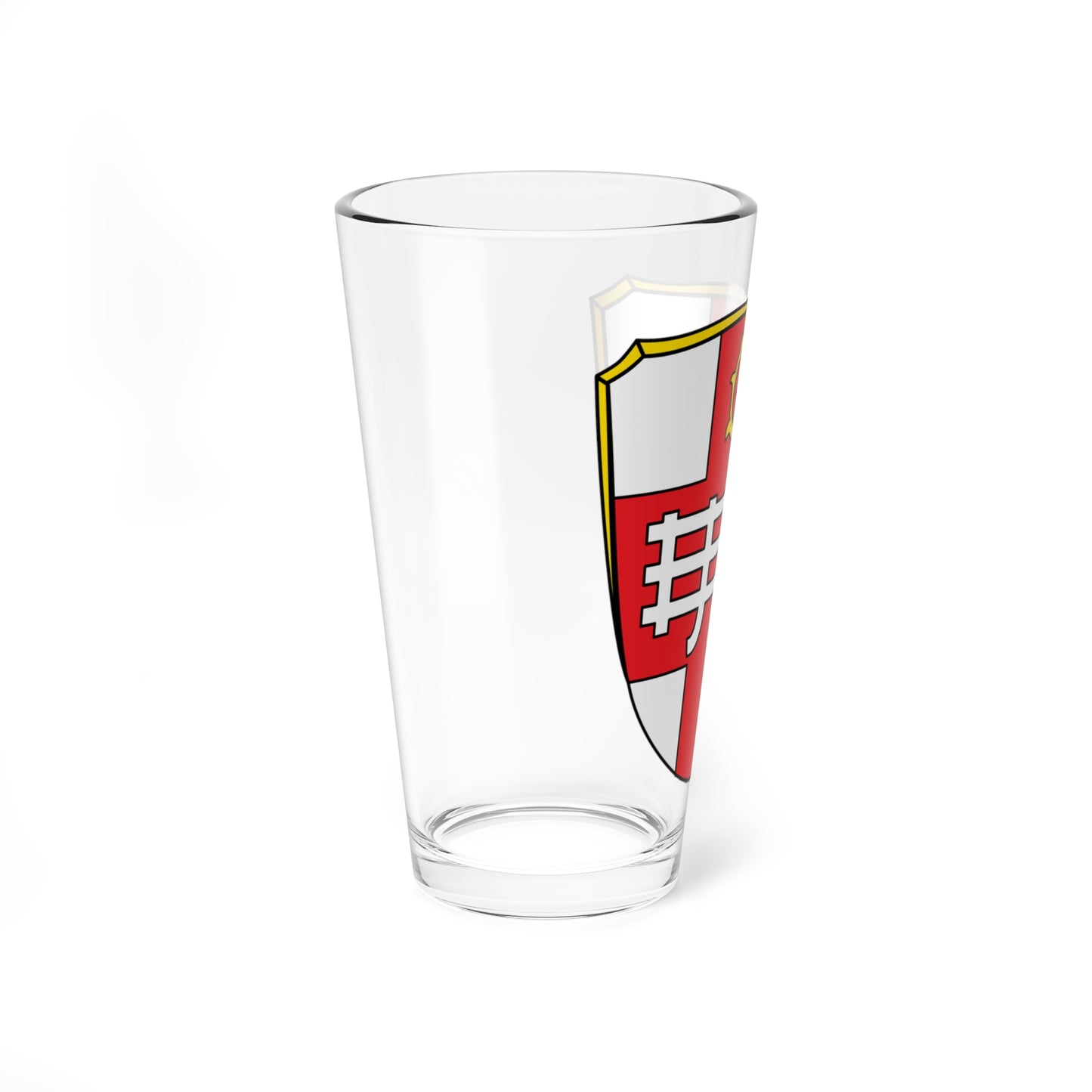 DEU Aura an der Saale COA (Germany) (Coat of Arms) Pint Glass 16oz