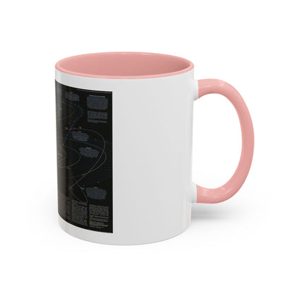 Space - Solar System- Our Sun's Family (1990) (Map) Accent Coffee Mug