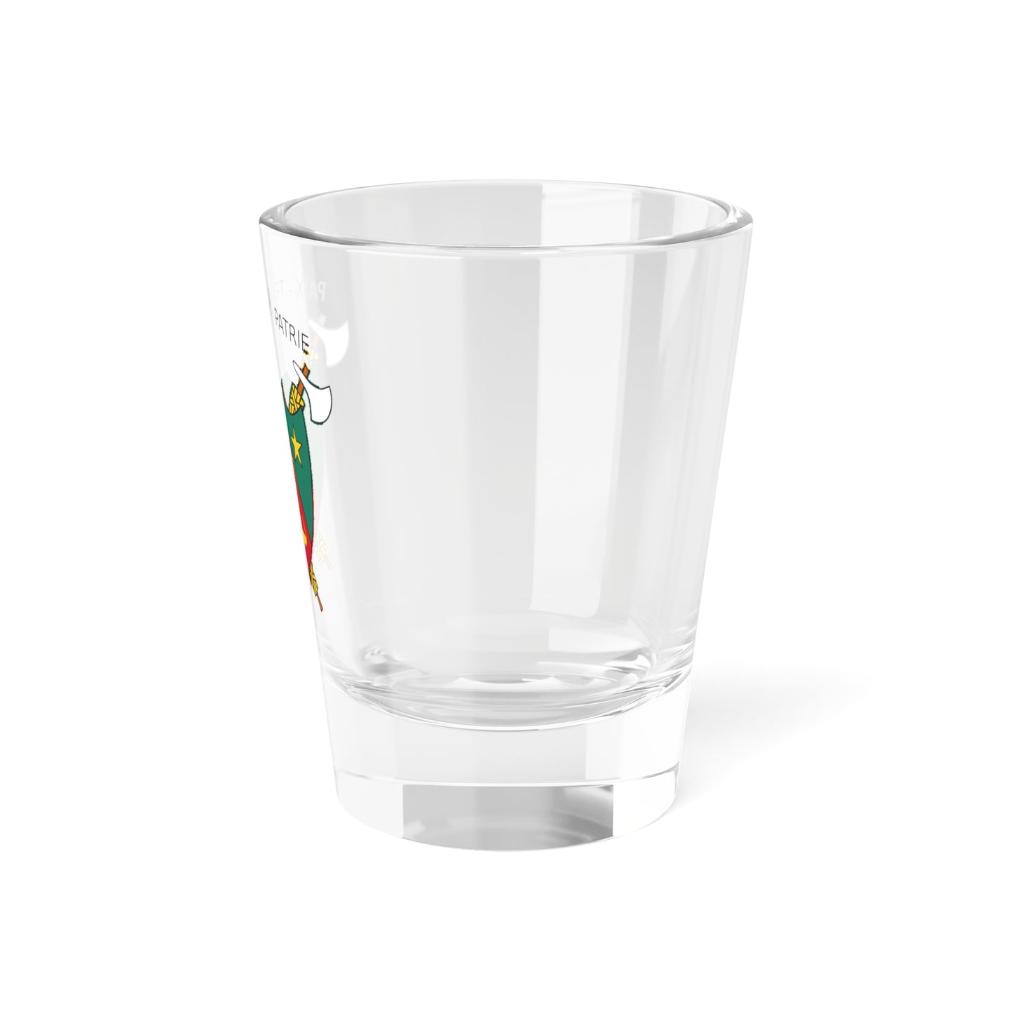 Coat of Arms of Cameroon (1975-1986) - Shot Glass 1.5oz