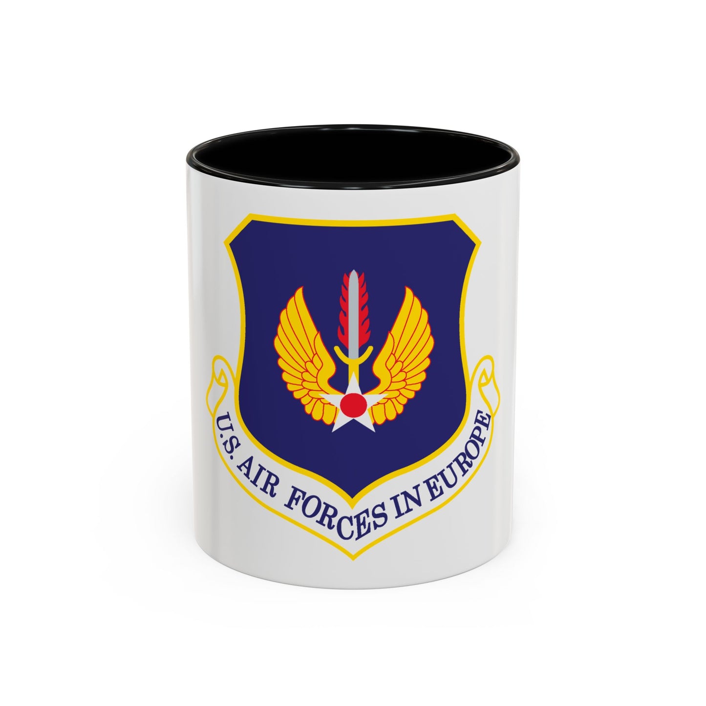 USAF in Europe (U.S. Air Force) Accent Coffee Mug