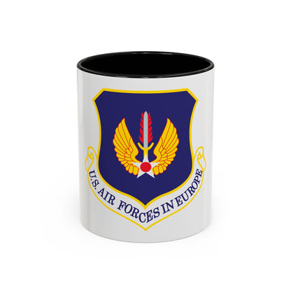 USAF in Europe (U.S. Air Force) Accent Coffee Mug