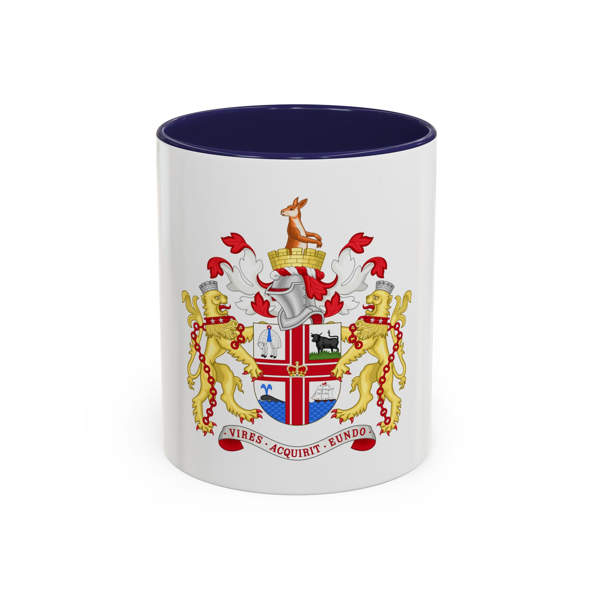 Coat of Arms Melbourne Australia - Accent Coffee Mug