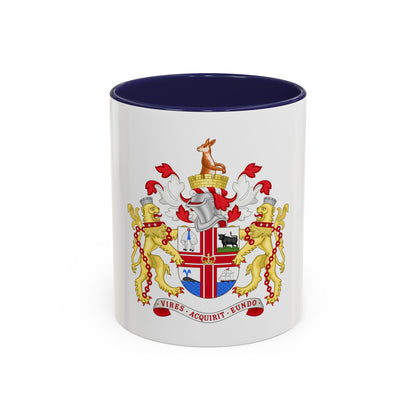 Coat of Arms Melbourne Australia - Accent Coffee Mug