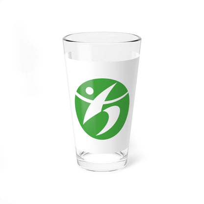 Flag of Chikujō Fukuoka (Japan) Pint Glass 16oz