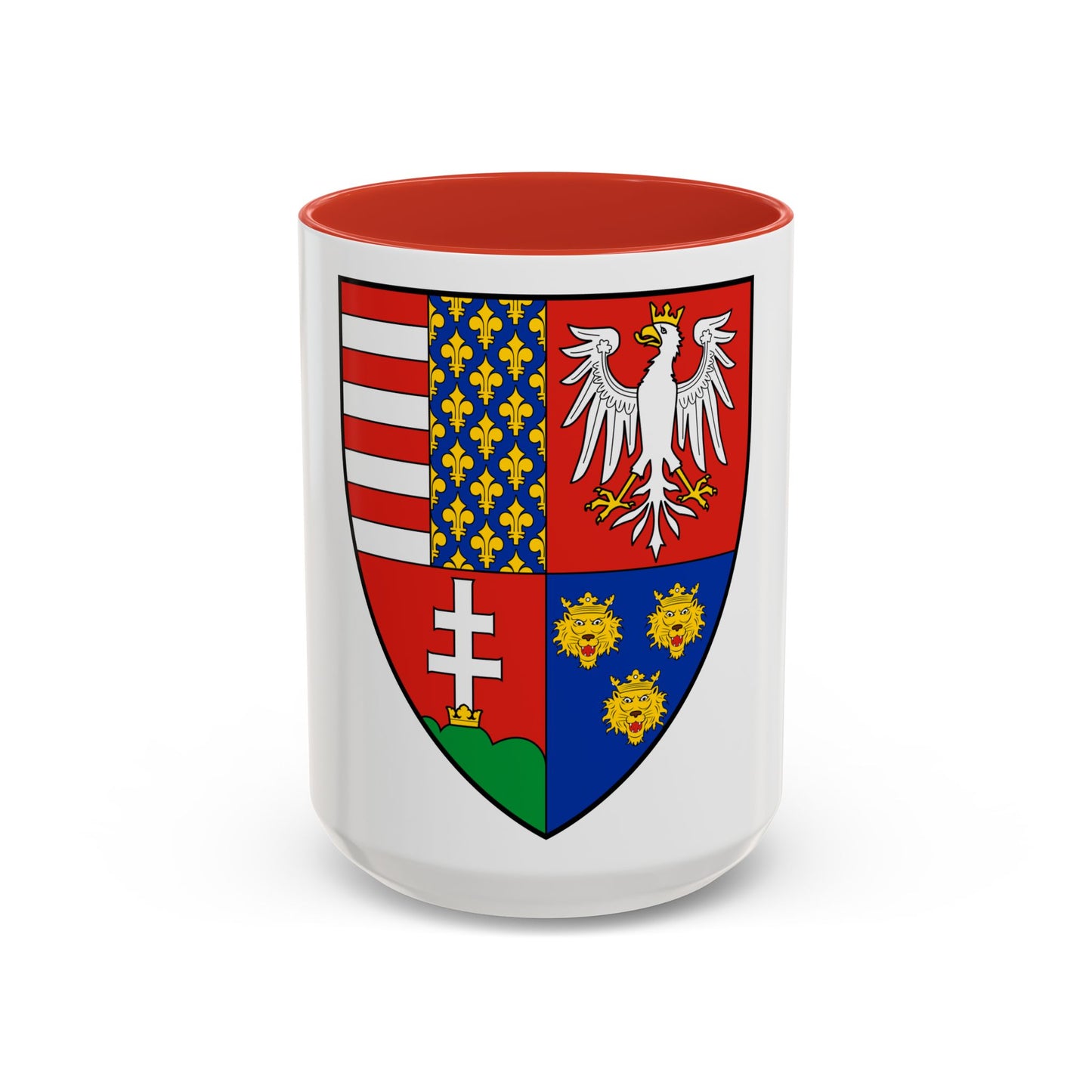 Coat of arms of Louis I of Hungary (1370) - Accent Coffee Mug