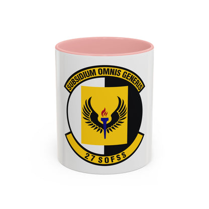 27th Special Operations Force Support Squadron (U.S. Air Force) Accent Coffee Mug