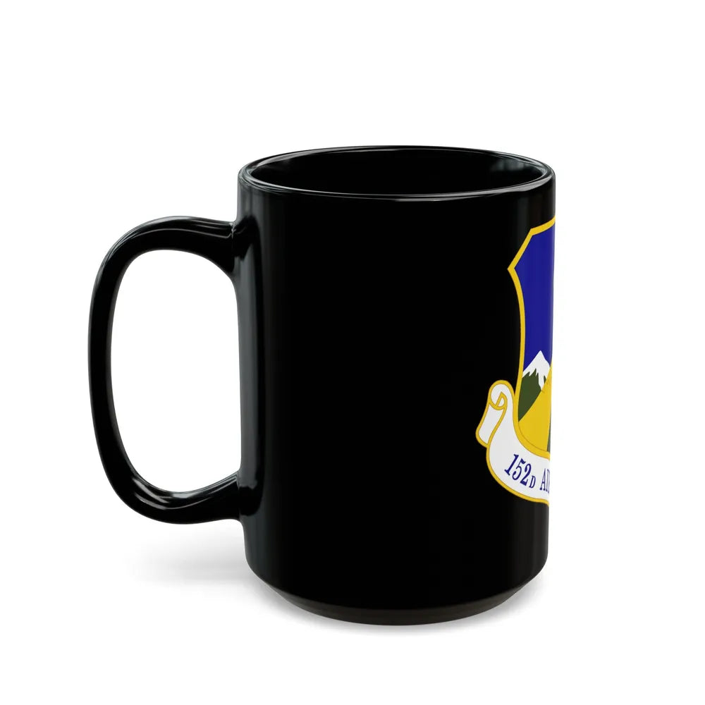 152d Airlift Wing (U.S. Air Force) Black Coffee Mug-Go Mug Yourself