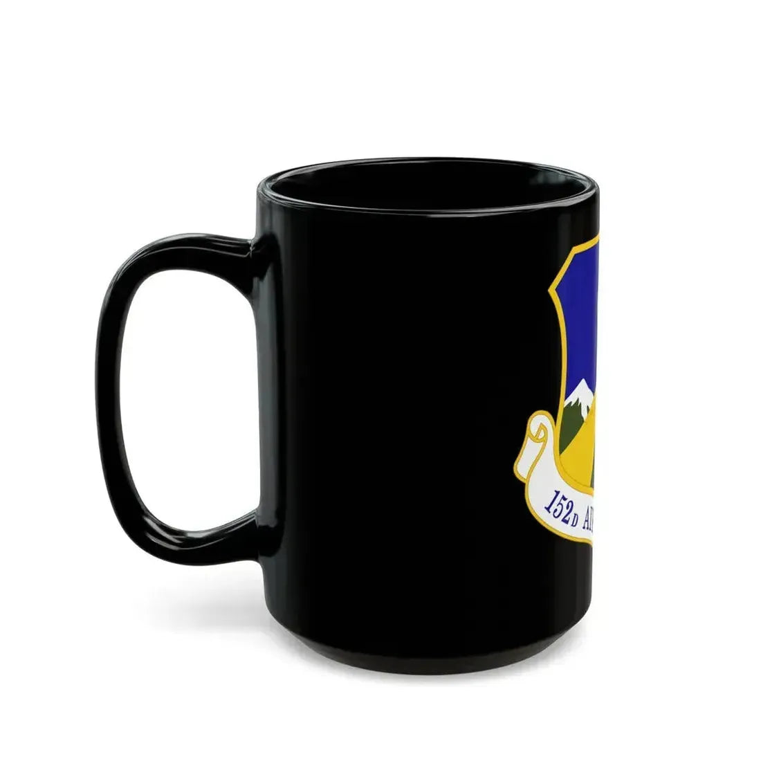 152d Airlift Wing (U.S. Air Force) Black Coffee Mug - Go Mug Yourself