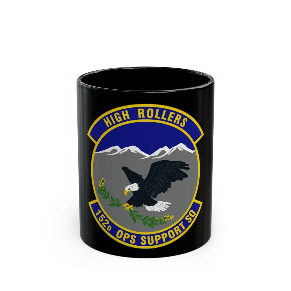 152d Operations Support Squadron (U.S. Air Force) Black Coffee Mug-11oz-Go Mug Yourself