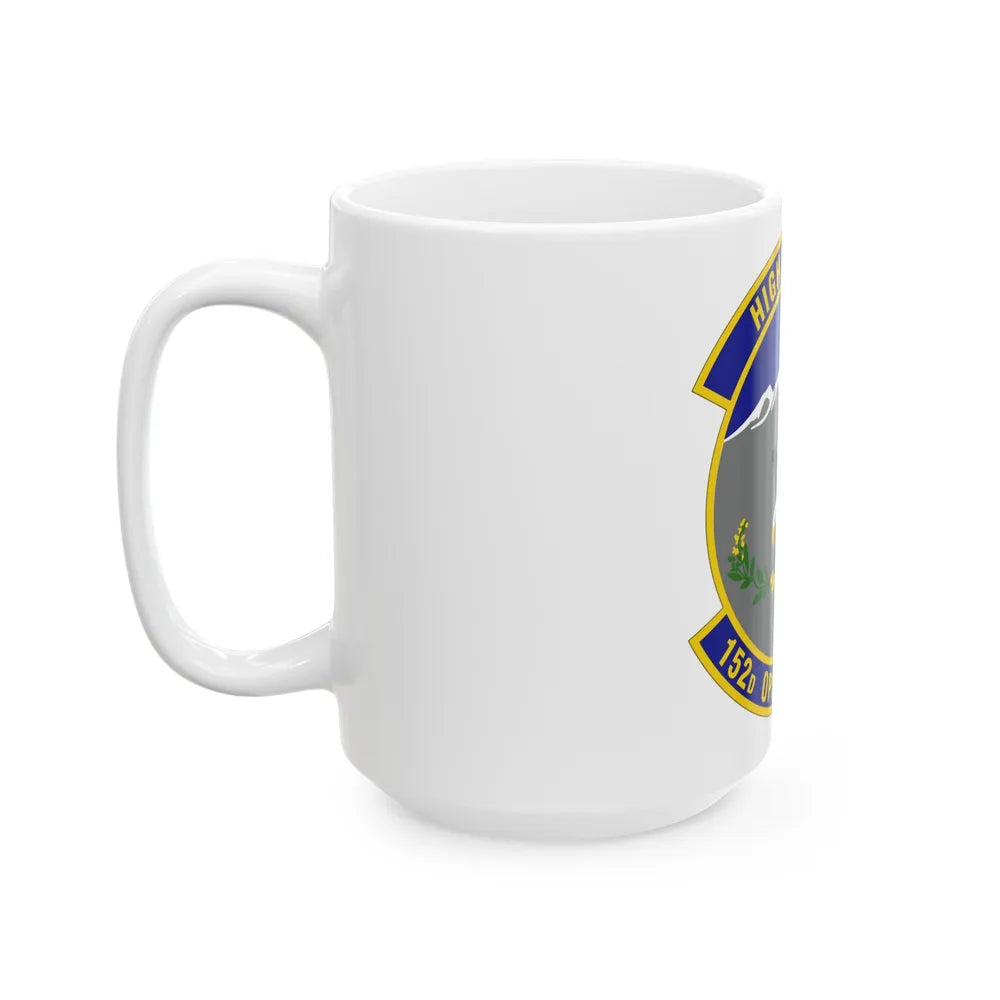 152d Operations Support Squadron (U.S. Air Force) White Coffee Mug-Go Mug Yourself