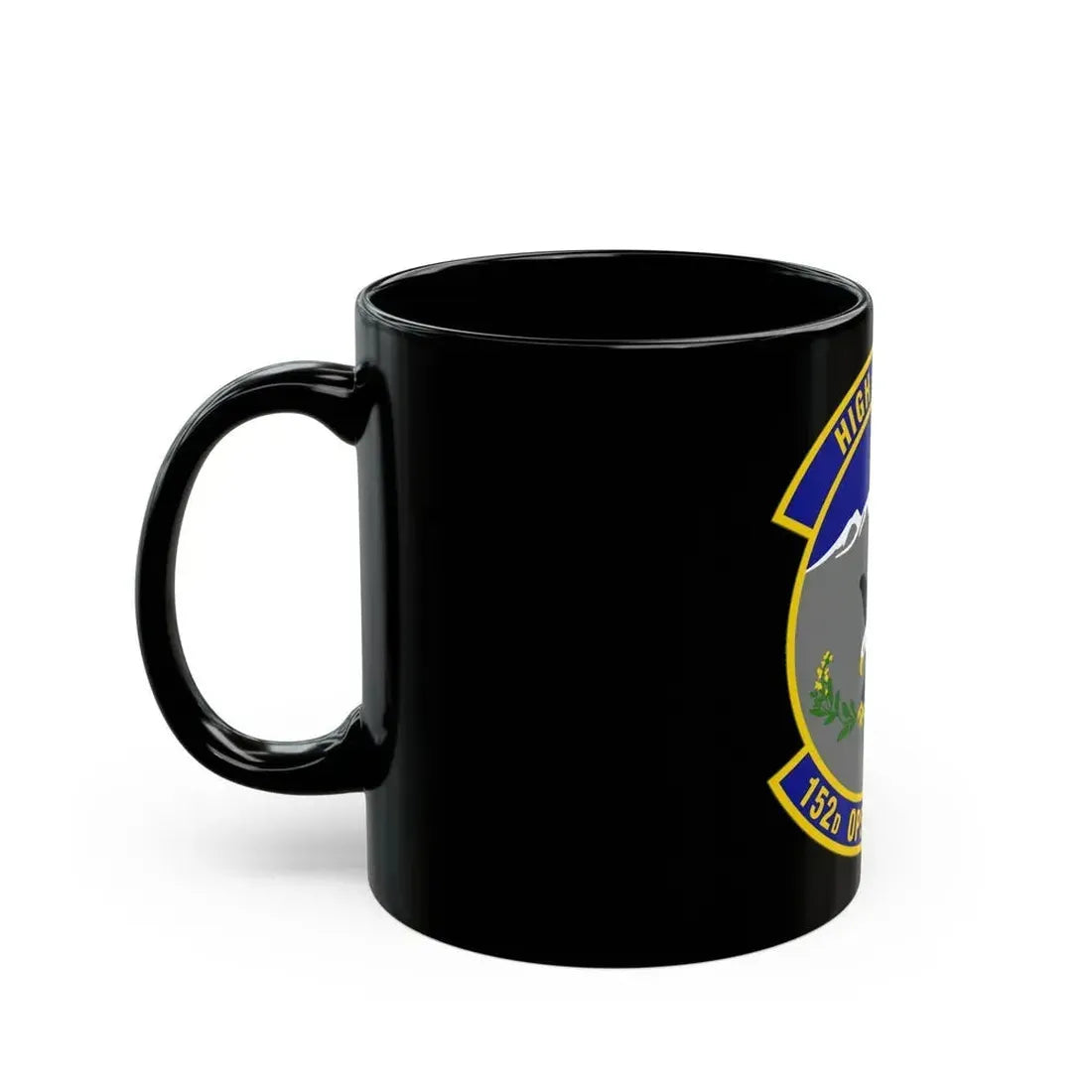152d Operations Support Squadron (U.S. Air Force) Black Coffee Mug - Go Mug Yourself