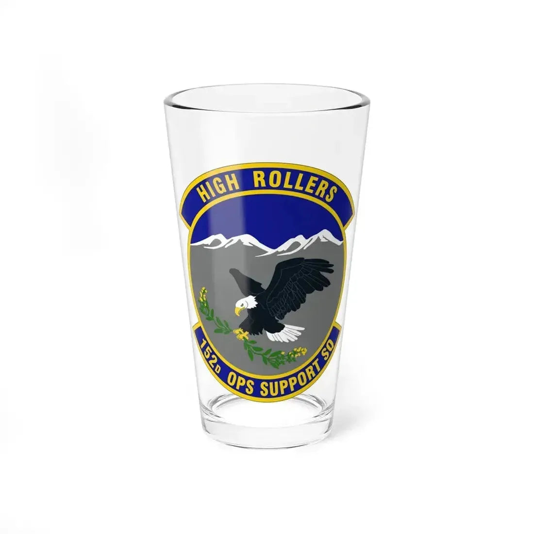 152d Operations Support Squadron (U.S. Air Force) Pint Glass 16oz 16oz - Go Mug Yourself