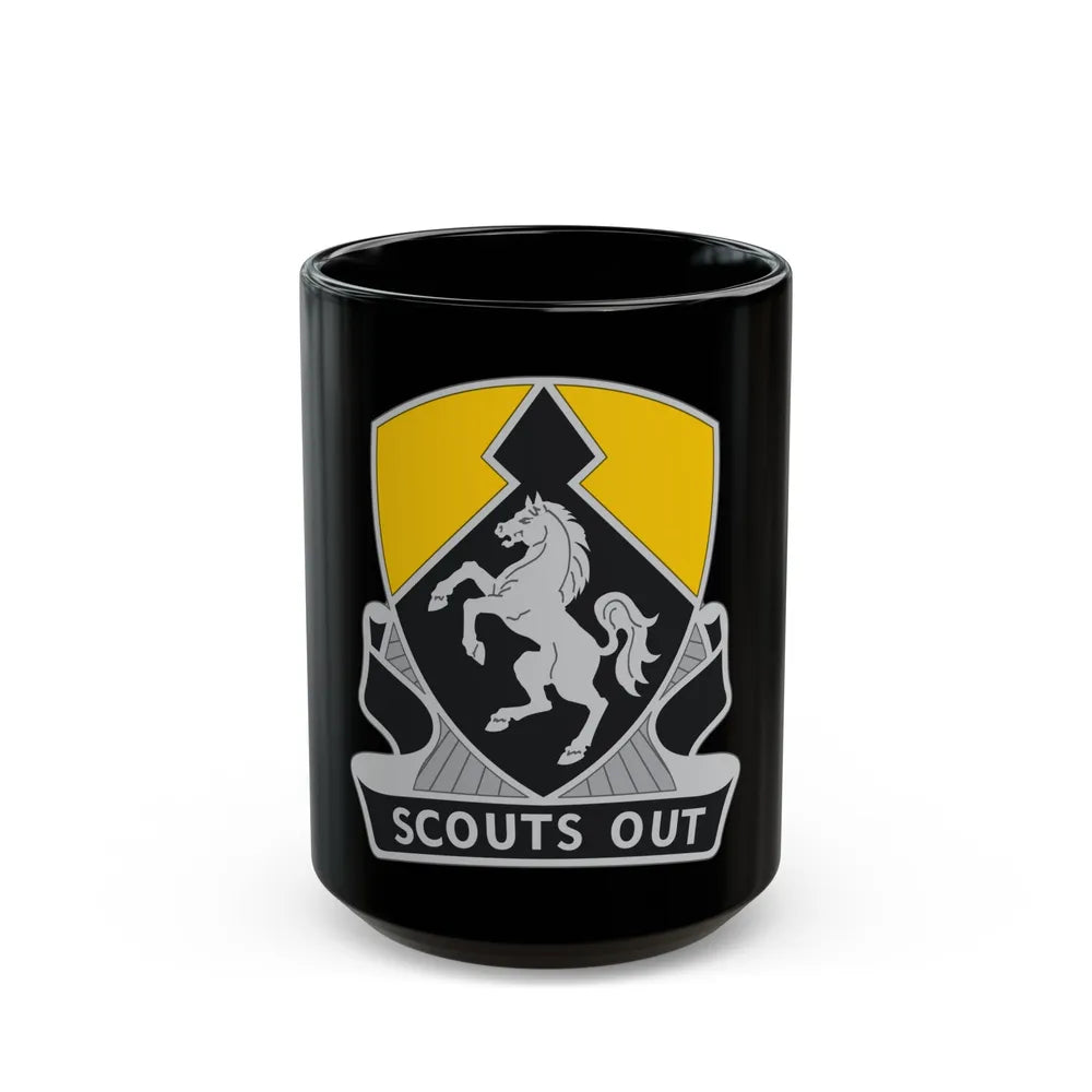 153 Cavalry Regiment (U.S. Army) Black Coffee Mug-15oz-Go Mug Yourself