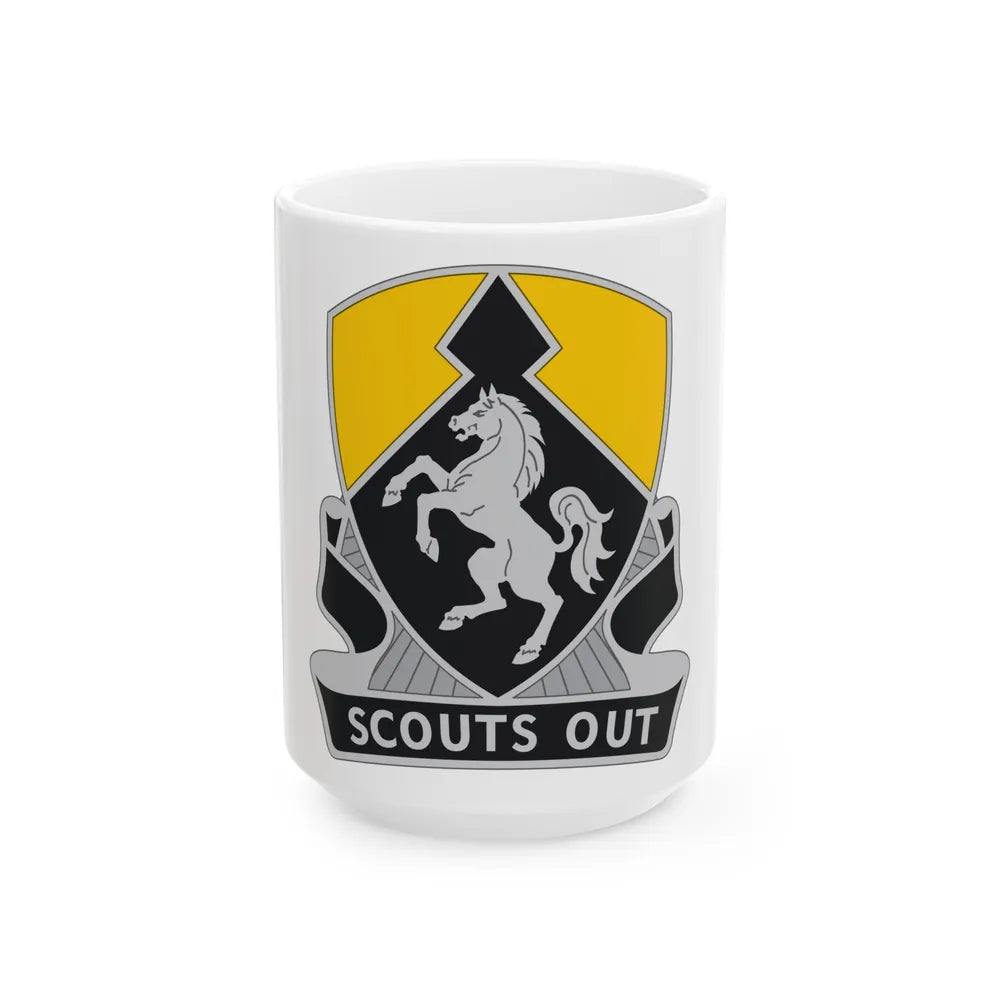 153 Cavalry Regiment (U.S. Army) White Coffee Mug-15oz-Go Mug Yourself