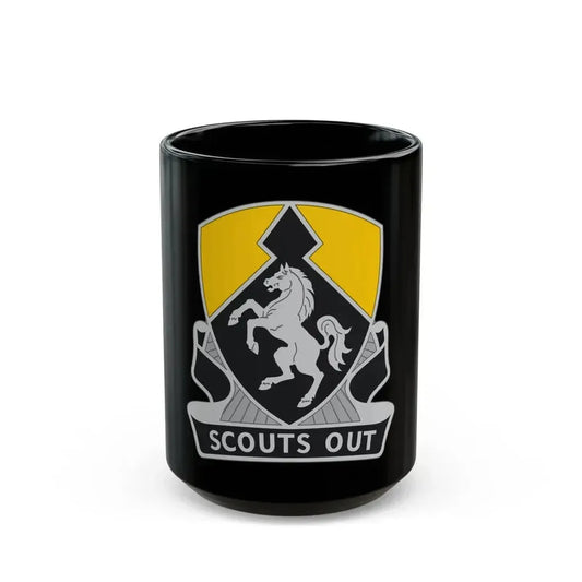 153 Cavalry Regiment (U.S. Army) Black Coffee Mug 15oz - Go Mug Yourself
