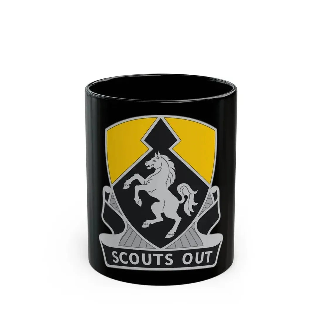 153 Cavalry Regiment (U.S. Army) Black Coffee Mug - Go Mug Yourself