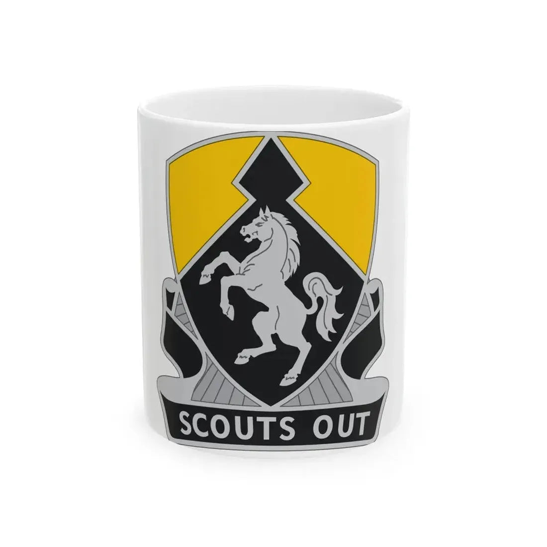 153 Cavalry Regiment (U.S. Army) White Coffee Mug 11oz - Go Mug Yourself